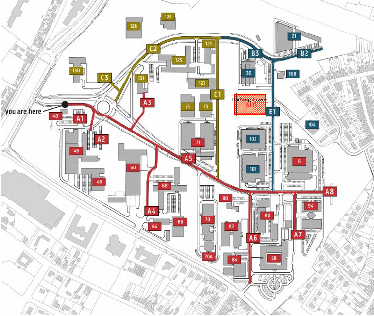 plan met parking tower