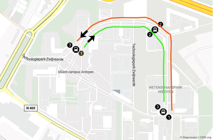 nieuwe busstops