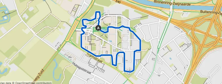 Walk 1 - Route 'Park Run 2025'